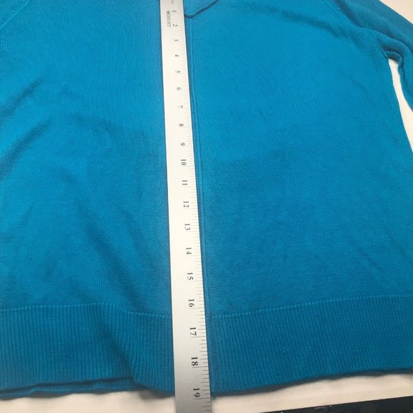 Sweet Romeo Women's Sweater V Neck Size Small Blue New With Tags - Picture 12 of 14